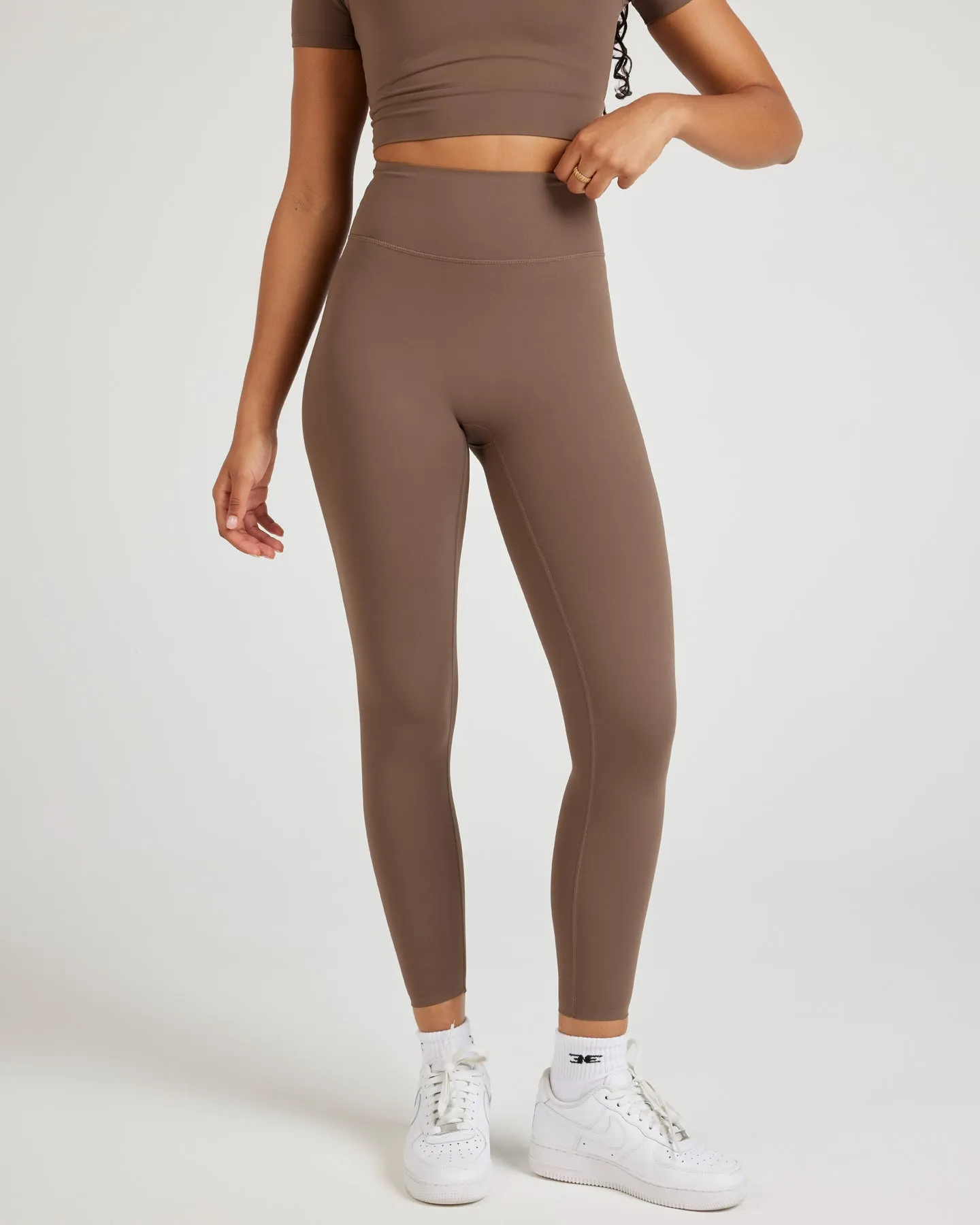 7/8 Airey Leggings - Light Brown sold by Elite Eleven