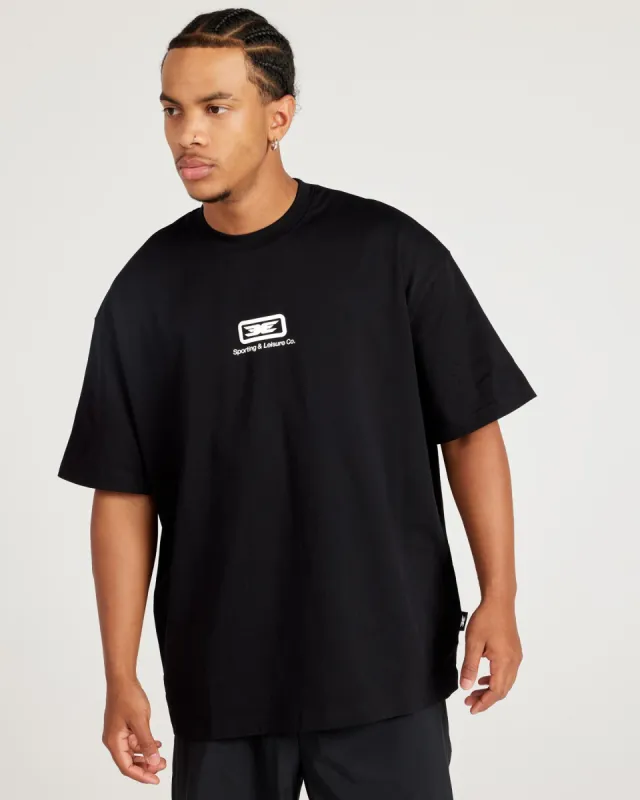 Sporting & Leisure Men's Tee - Black sold by Elite Eleven