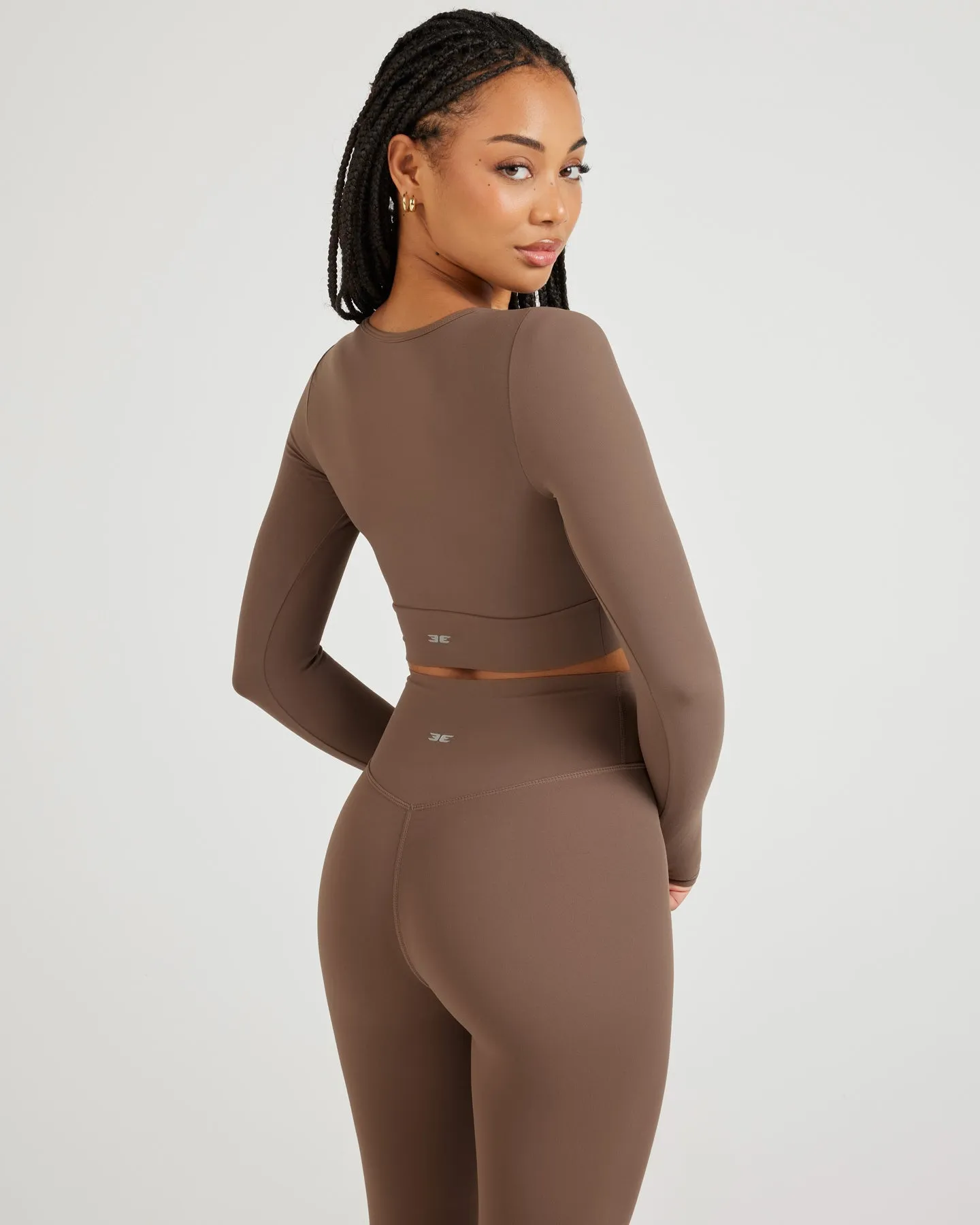 Airey Scoop Crop Long Sleeve - Light Brown sold by Elite Eleven product image thumbnail 2