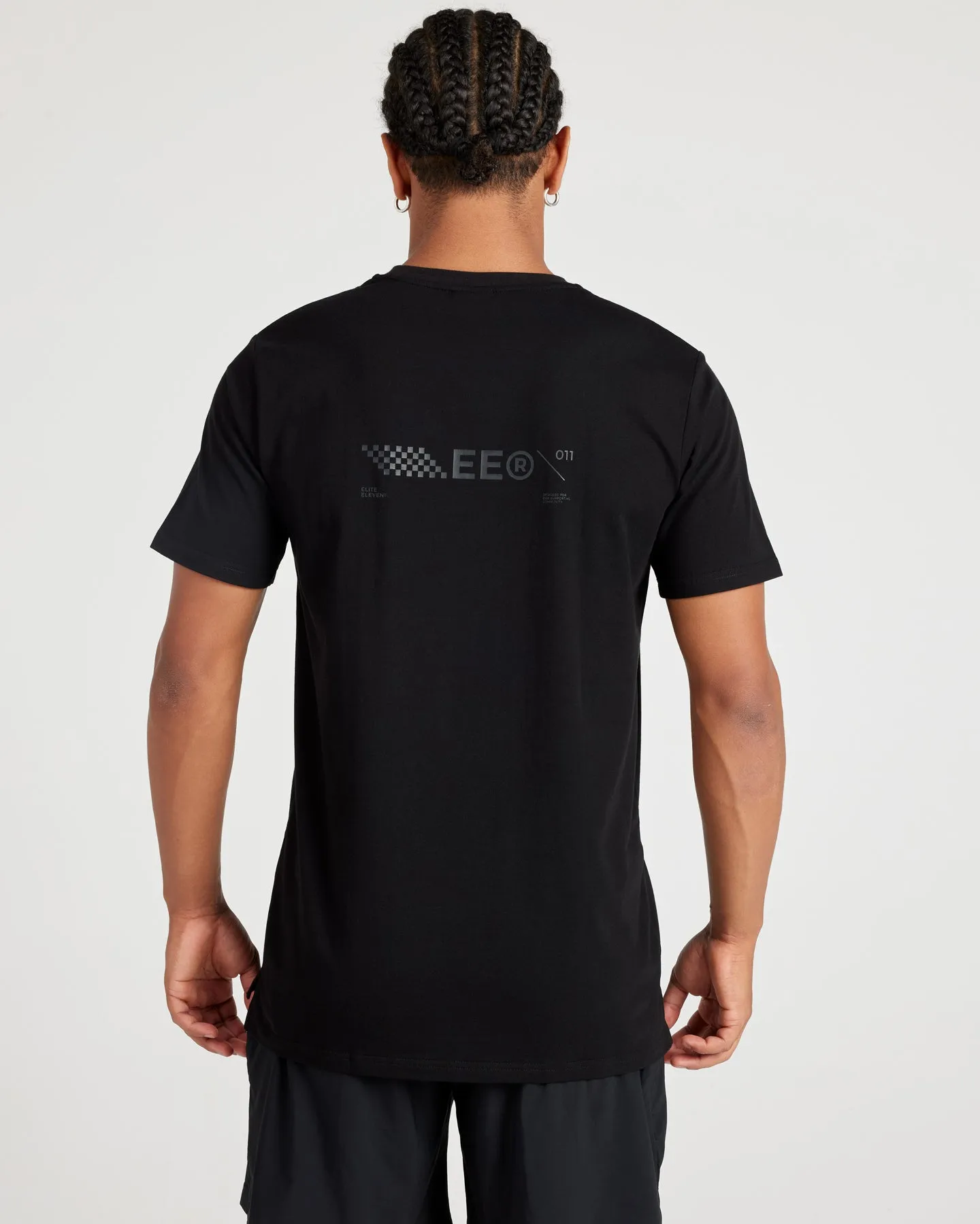 Capital Fitted Tee V2 - Black / Black sold by Elite Eleven product image thumbnail 2