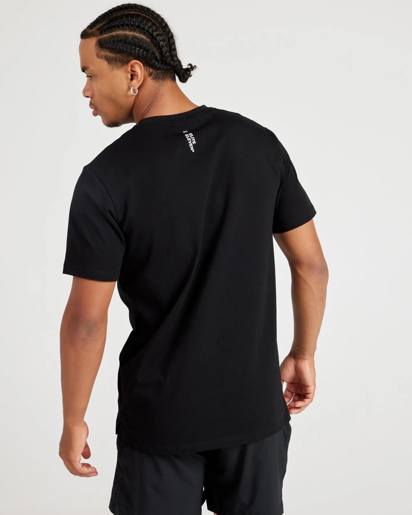 Capital Fitted Tee V1 - Black / White sold by Elite Eleven product image thumbnail 2
