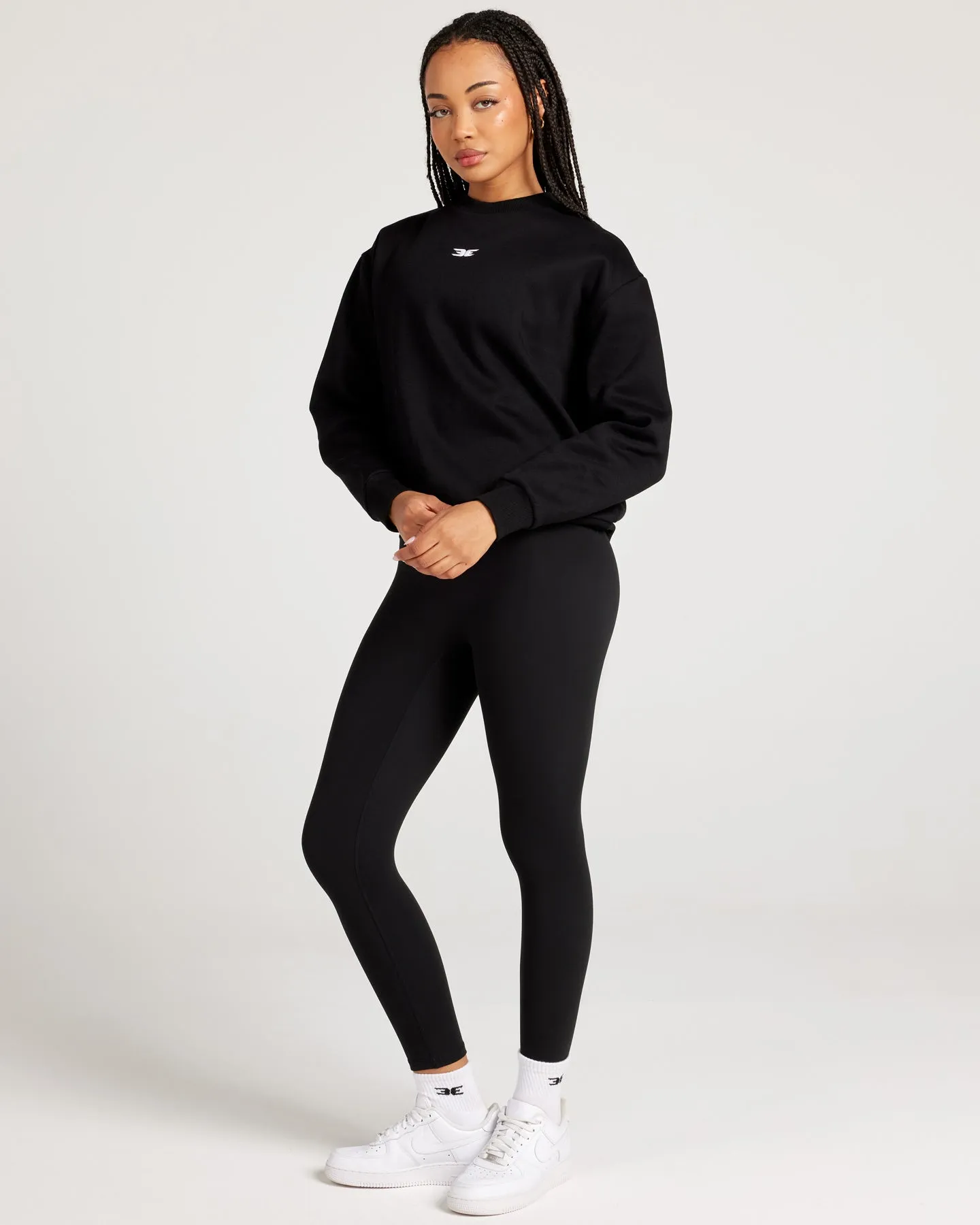 Classic Women's Crewneck - Black sold by Elite Eleven product image thumbnail 4