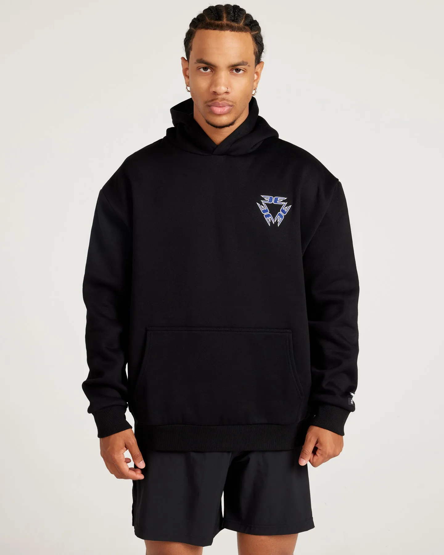 Tri Logo Hoodie - Black / Blue sold by Elite Eleven product image thumbnail 2
