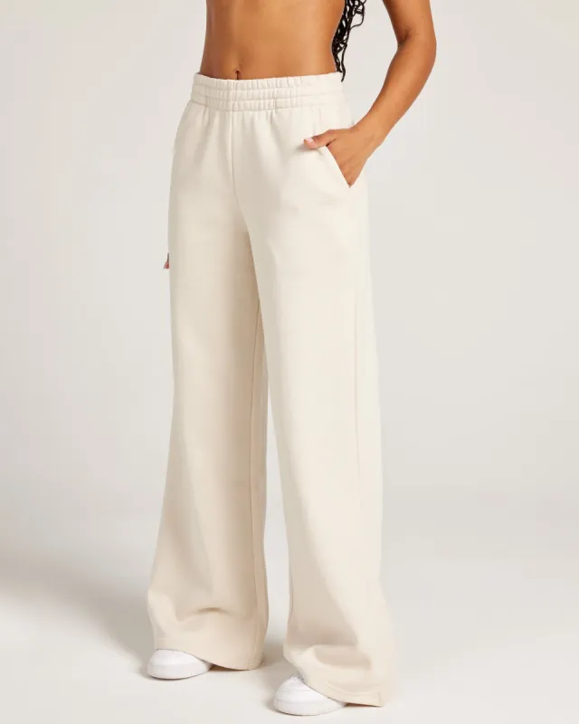 Omni Wide Leg Trackpants - Bone sold by Elite Eleven