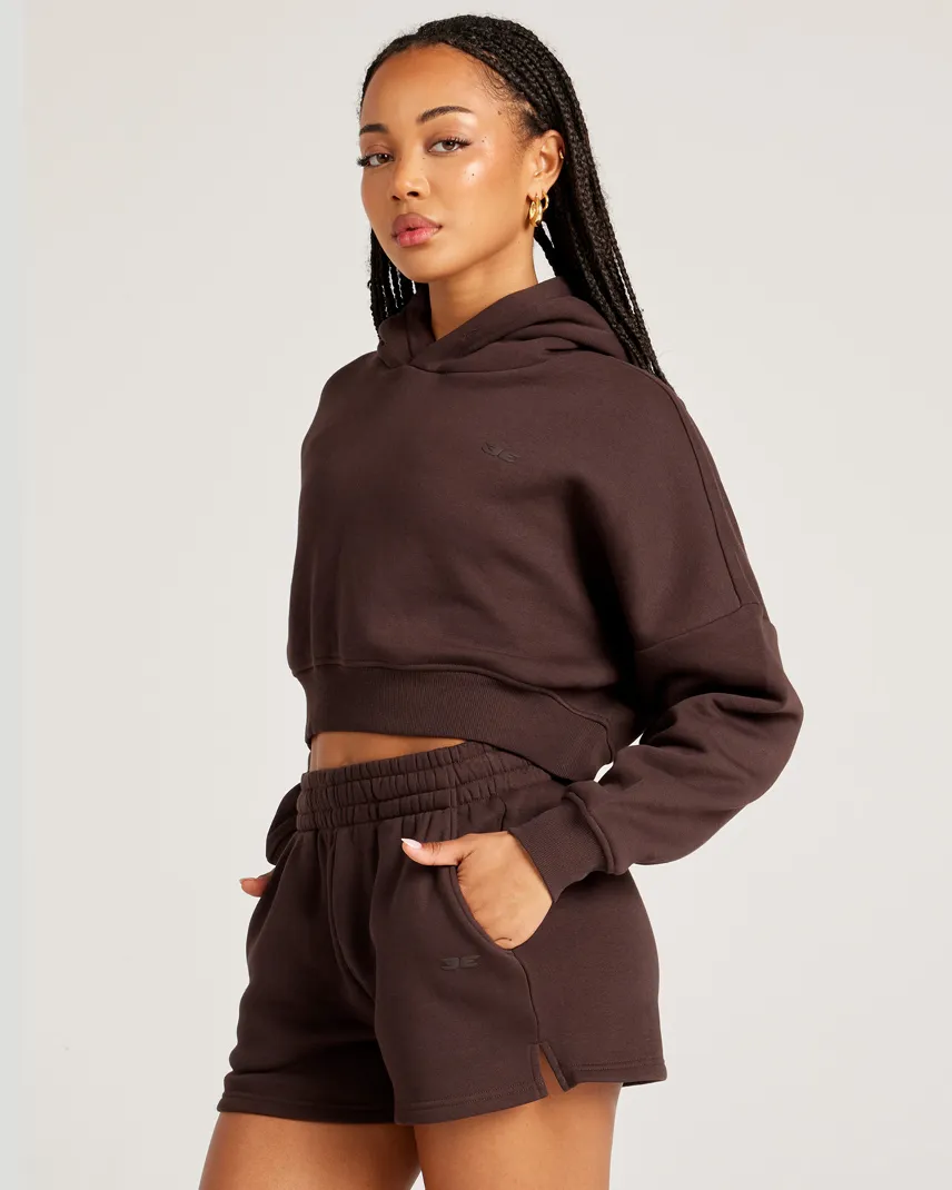 Omni Cropped Hoodie - Espresso sold by Elite Eleven product image thumbnail 4