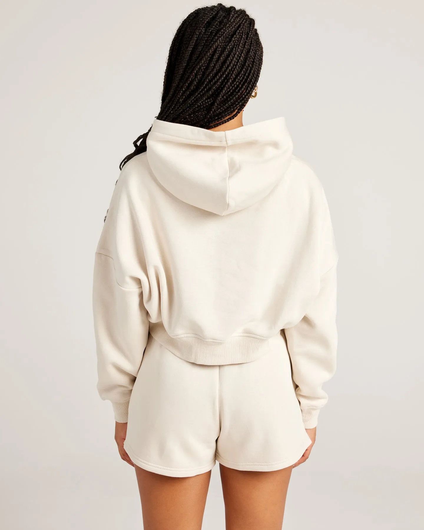 Omni Cropped Hoodie - Bone sold by Elite Eleven product image thumbnail 2