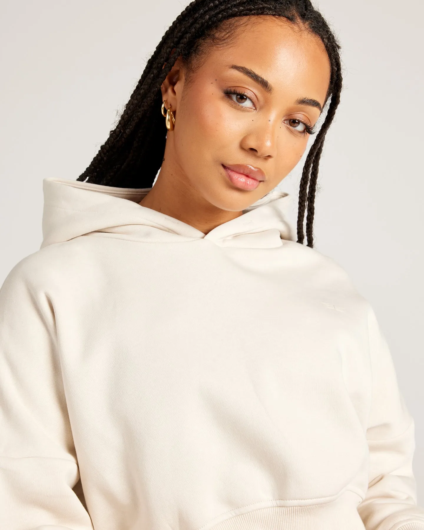 Omni Cropped Hoodie - Bone sold by Elite Eleven product image thumbnail 4