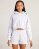 Omni Cropped Hoodie - Grey Marle sold by Elite Eleven