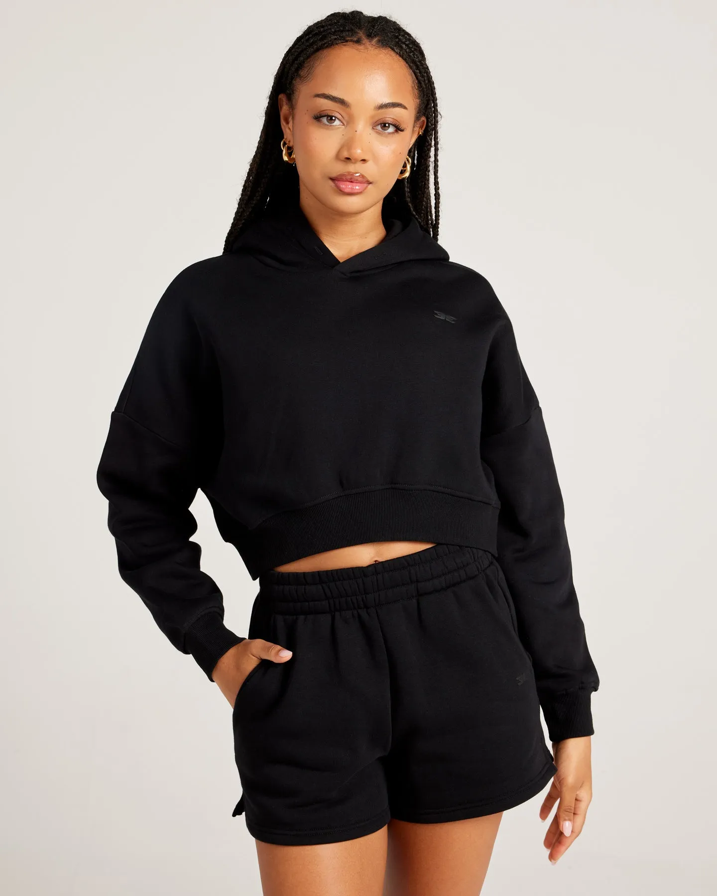 Omni Cropped Hoodie - Black sold by Elite Eleven