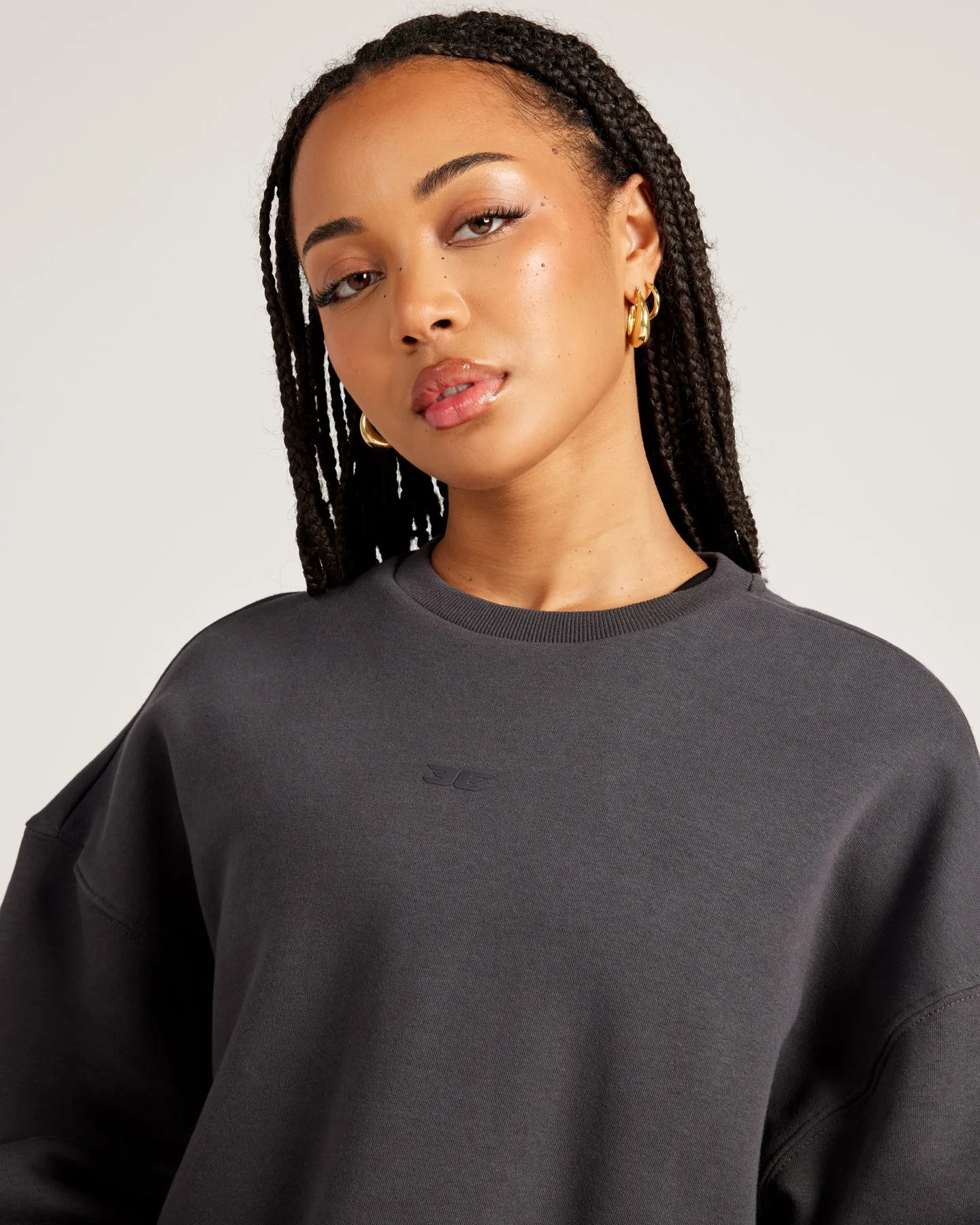 Omni Relaxed Crewneck - Charcoal sold by Elite Eleven product image thumbnail 4