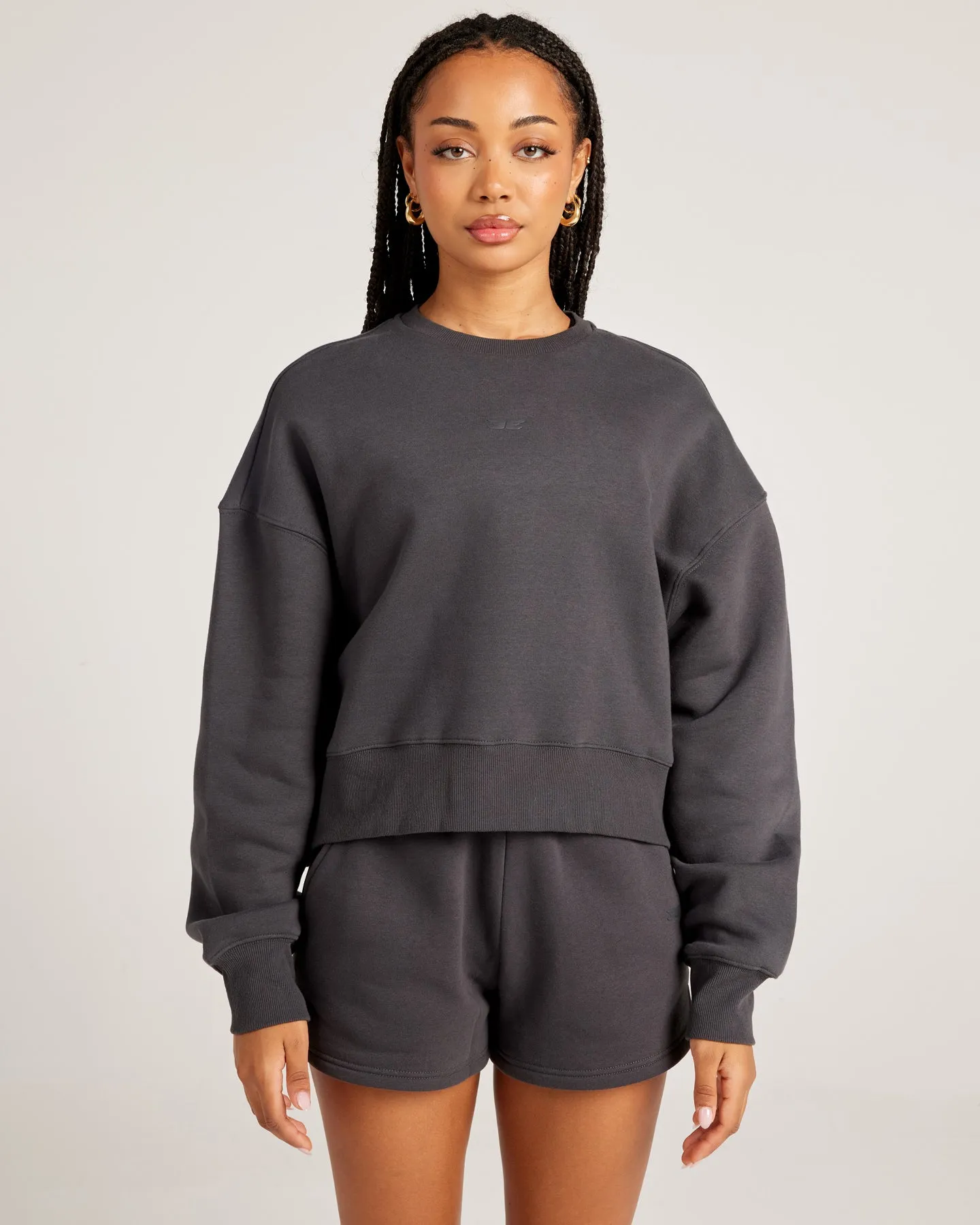 Omni Relaxed Crewneck - Charcoal sold by Elite Eleven