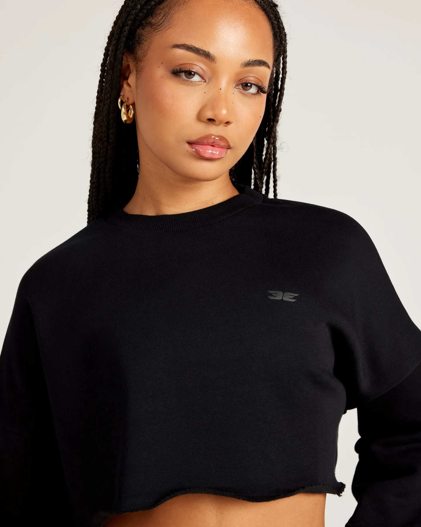Omni Cropped Crewneck - Black sold by Elite Eleven product image thumbnail 4