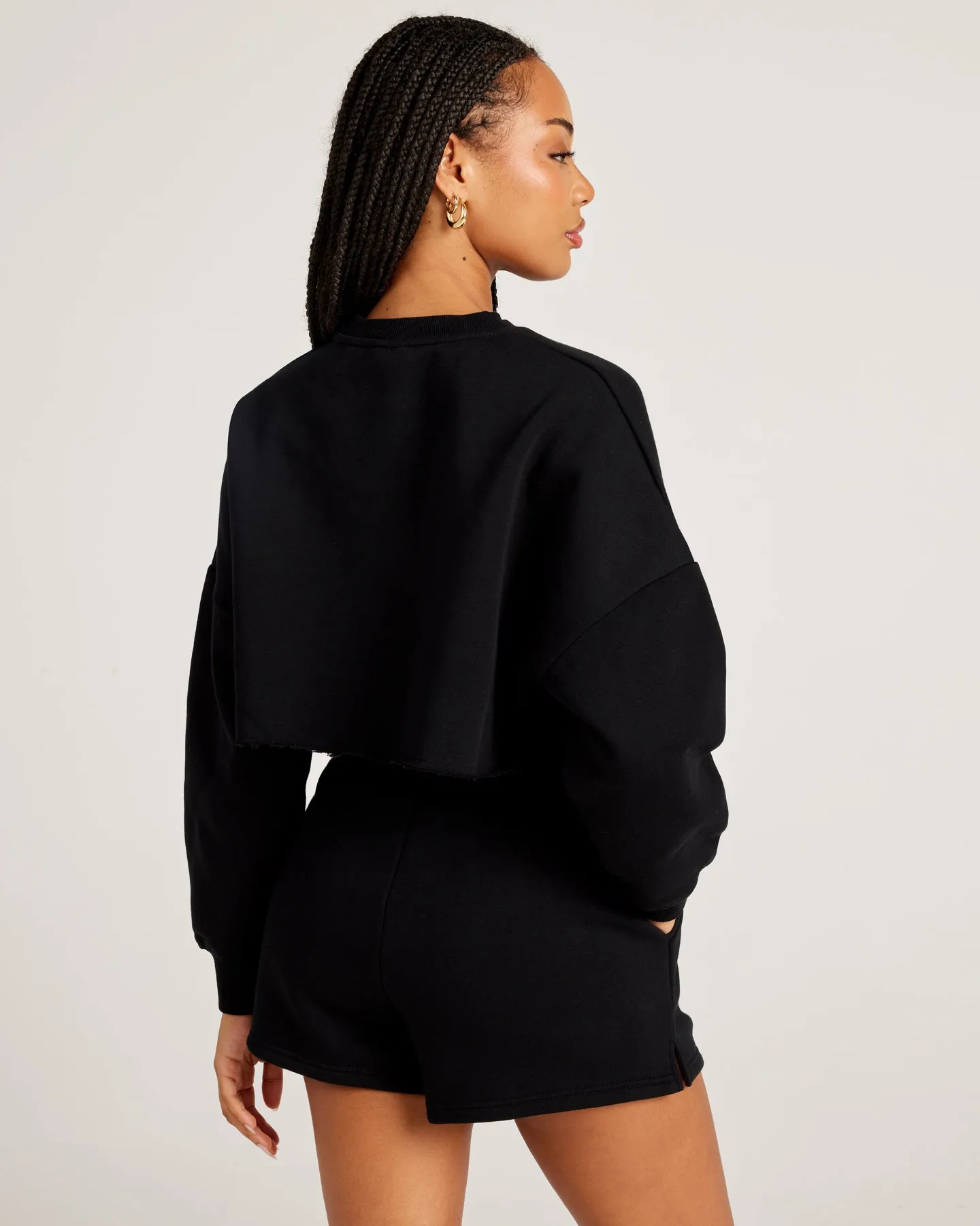 Omni Cropped Crewneck - Black sold by Elite Eleven product image thumbnail 2