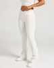 Cross Over Flare Leggings - Vanilla Latte sold by Elite Eleven