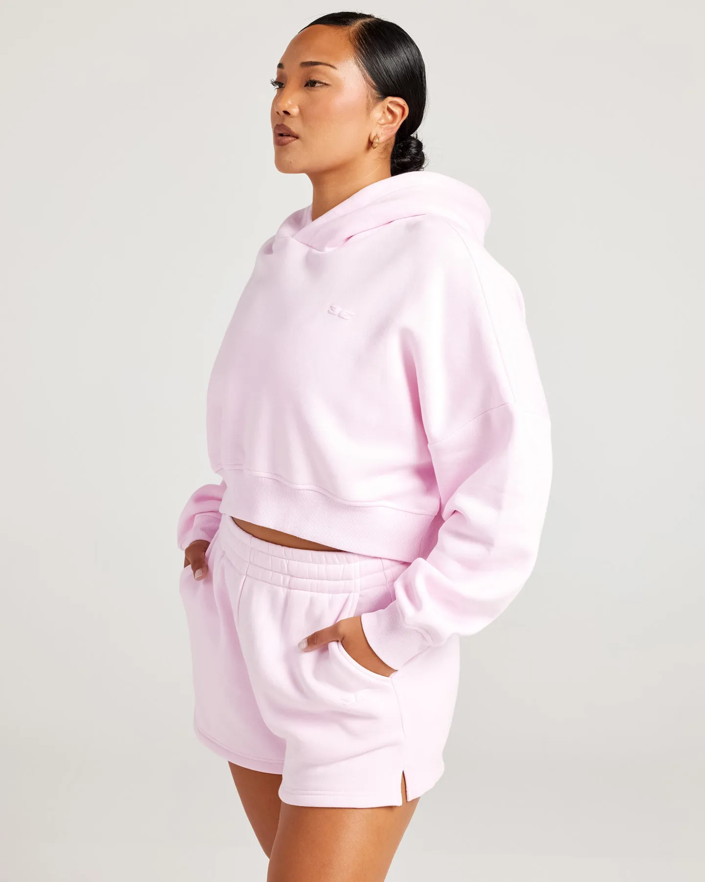 Omni Cropped Hoodie - Pink sold by Elite Eleven product image thumbnail 3