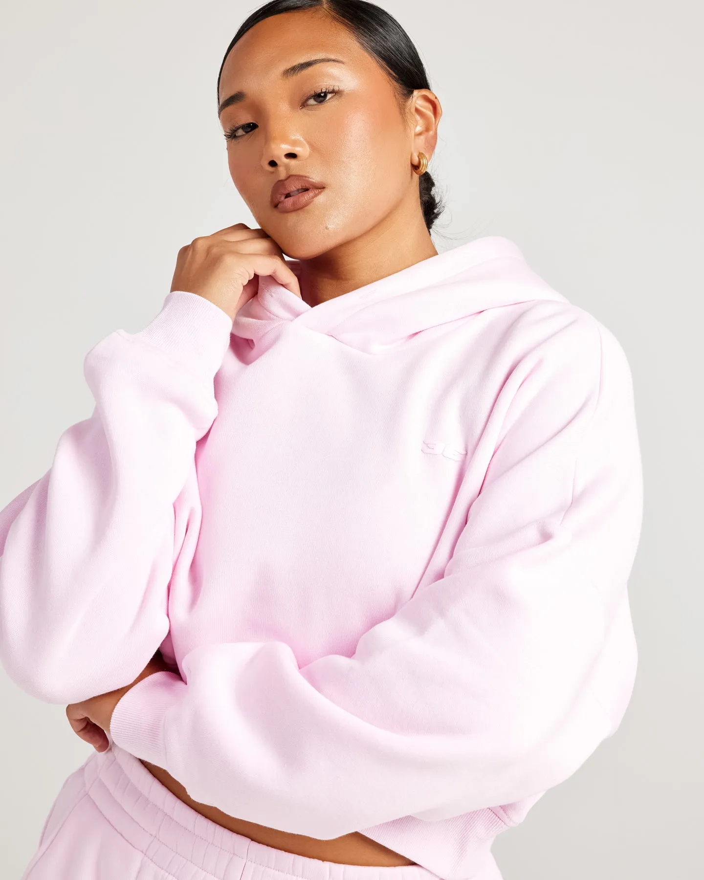 Omni Cropped Hoodie - Pink sold by Elite Eleven product image thumbnail 4
