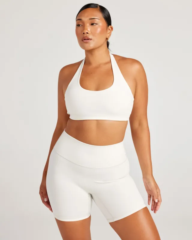 Aura Halter V2 Bra - Vanilla Latte sold by Elite Eleven