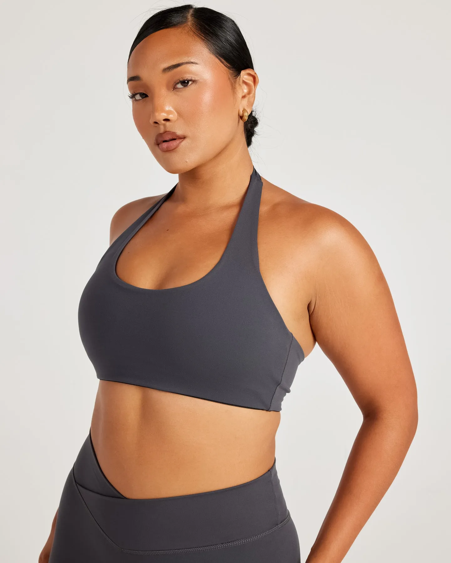 Aura Halter V2 Bra - Charcoal sold by Elite Eleven product image thumbnail 4