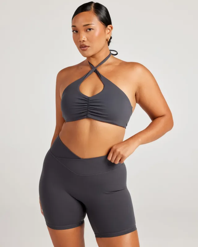 Aura Halo Bra - Charcoal sold by Elite Eleven