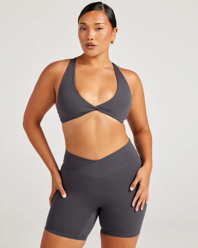 Aura Elevate Bra - Charcoal sold by Elite Eleven