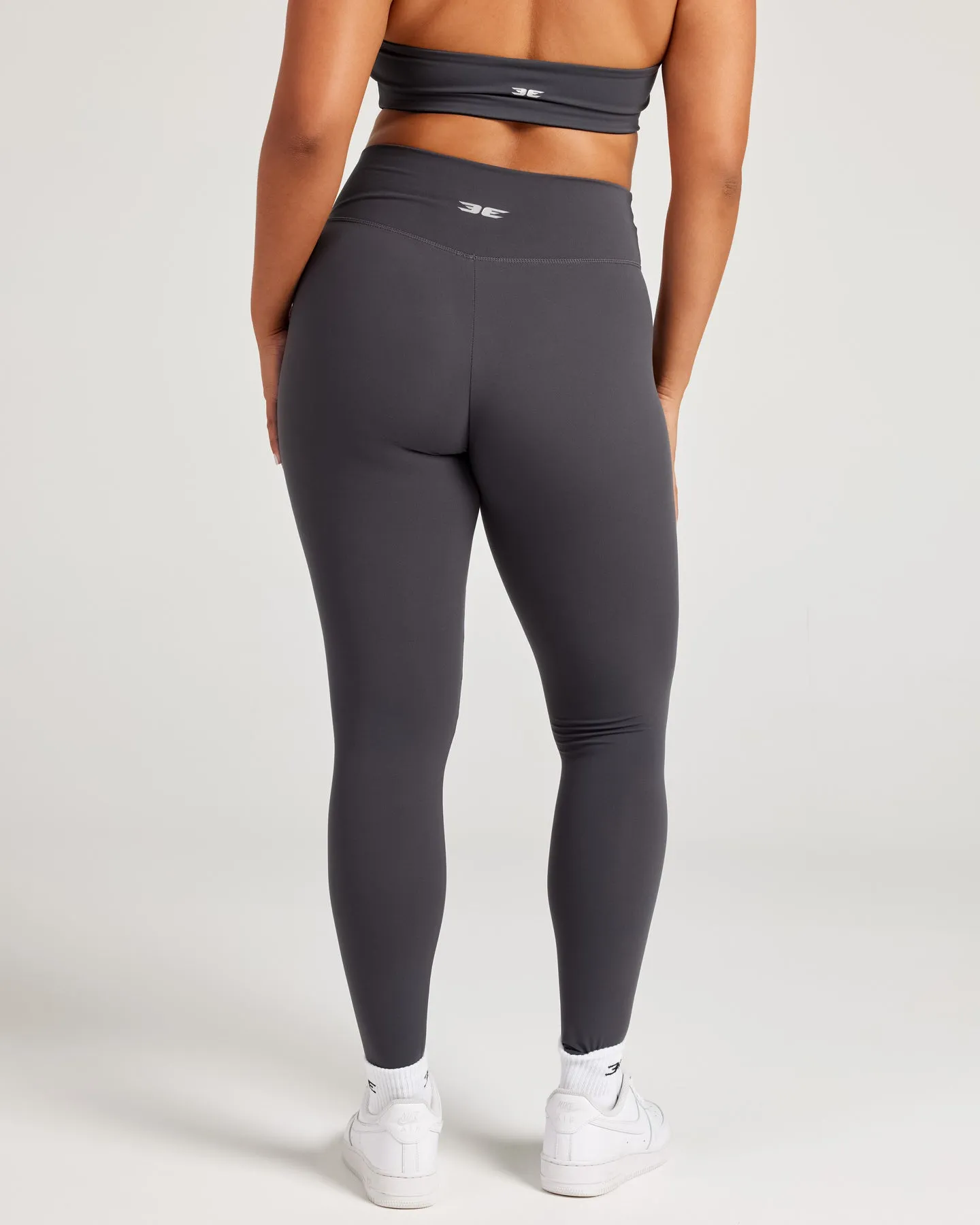 Cross Over Leggings - Charcoal sold by Elite Eleven product image thumbnail 3