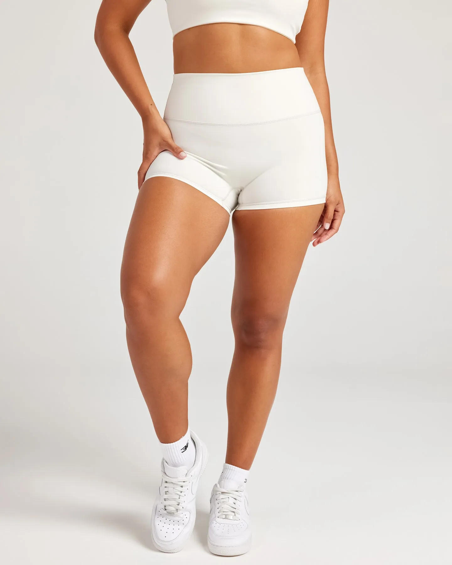 Aura SF Micro Shorts - Vanilla Latte sold by Elite Eleven
