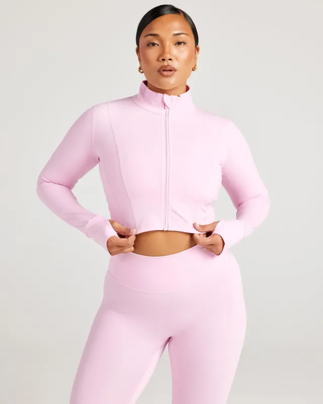 Cropped Aura Jacket - Candy Pink sold by Elite Eleven