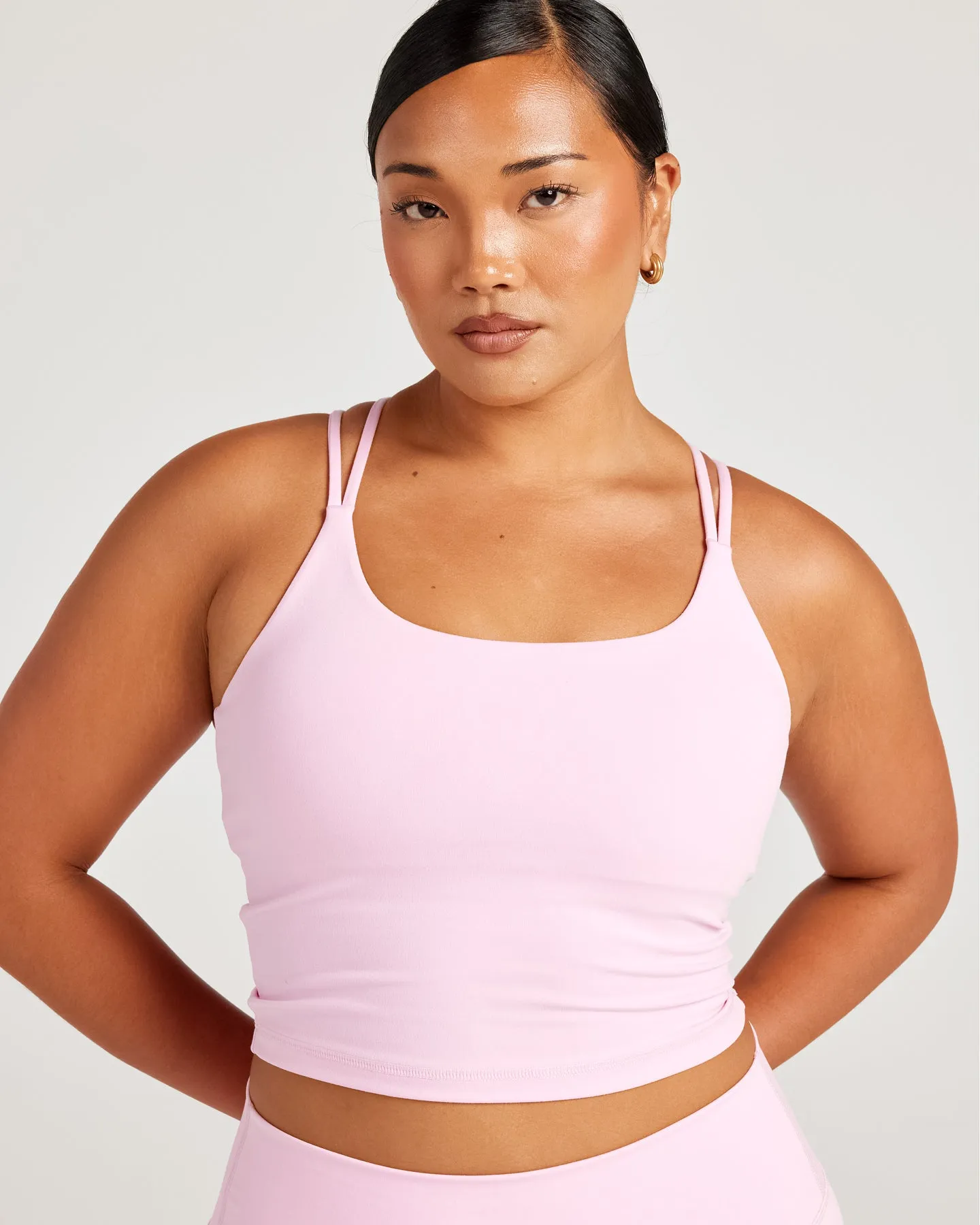 Aura Thin Strap Tank - Candy Pink sold by Elite Eleven product image thumbnail 4