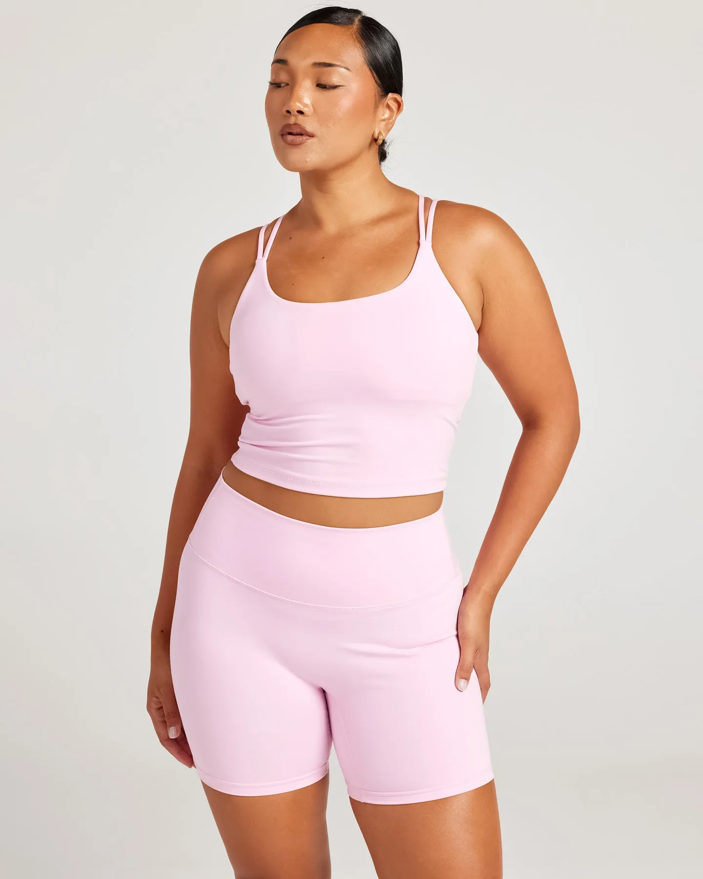 Aura Thin Strap Tank - Candy Pink sold by Elite Eleven