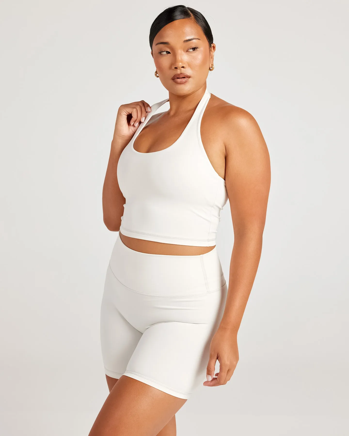 Aura Halter Tank - Vanilla Latte sold by Elite Eleven product image thumbnail 3