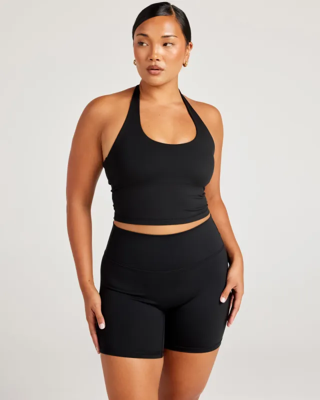 Aura Halter Tank - Black sold by Elite Eleven