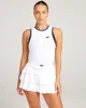 Women's Ace Zip Tank V3 - White sold by Elite Eleven