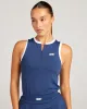 Women’s Ace Zip Tank V3 - Navy sold by Elite Eleven