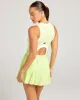 Ace Zip Dress - Lime/White sold by Elite Eleven