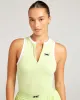Ace Zip Dress - Lime/White sold by Elite Eleven