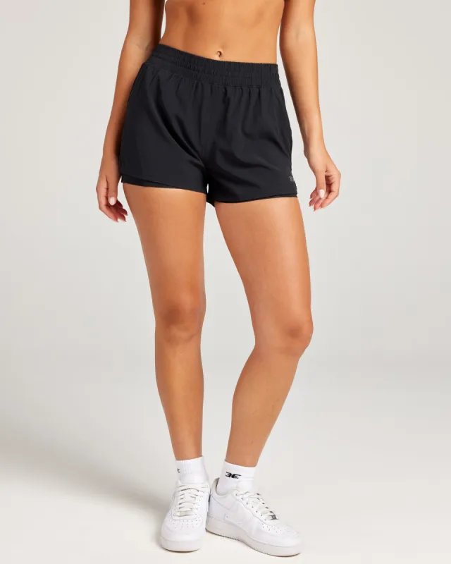 2 In 1 Shorts - Black sold by Elite Eleven