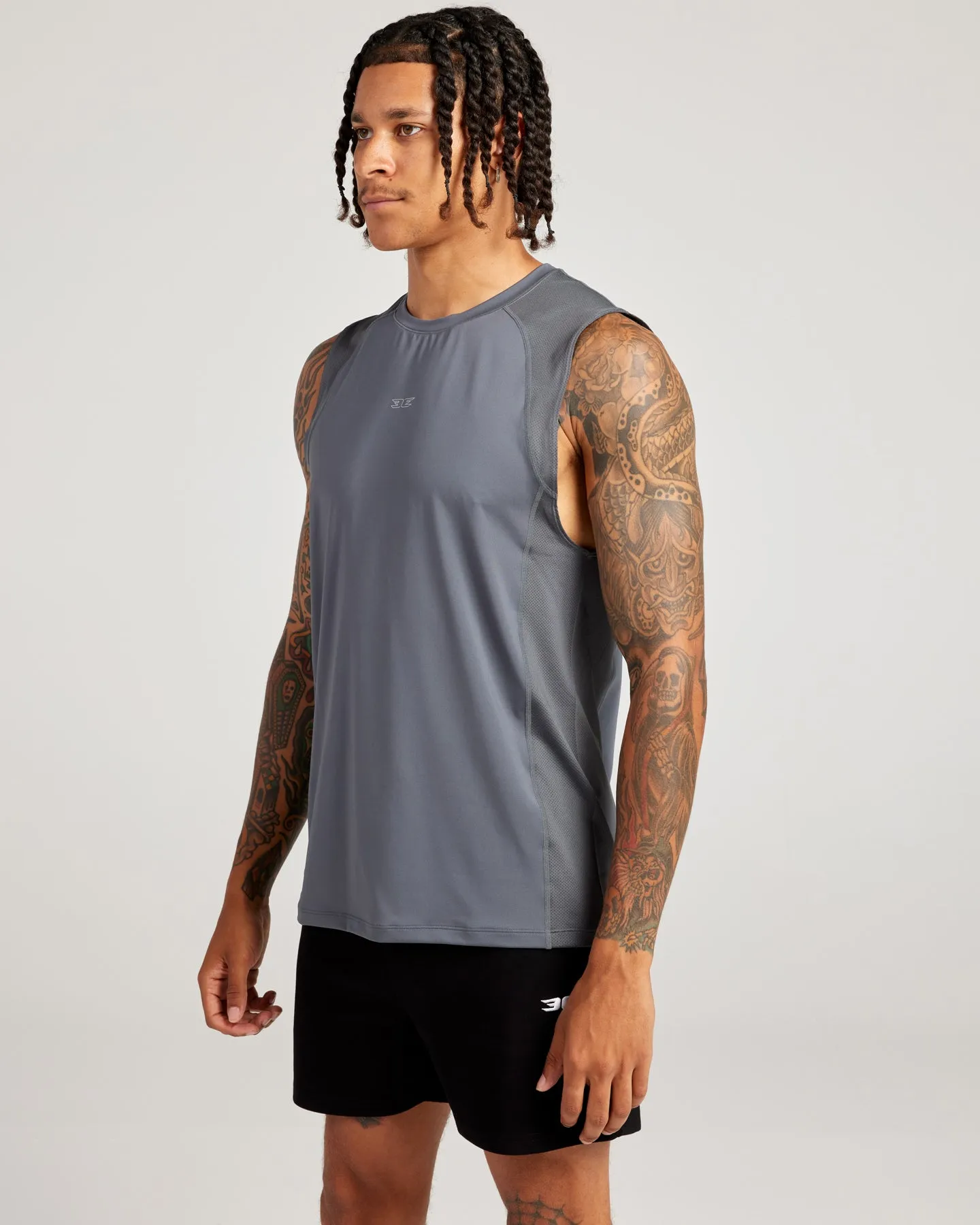 Men's ProSport Tank - Grey sold by Elite Eleven product image thumbnail 3