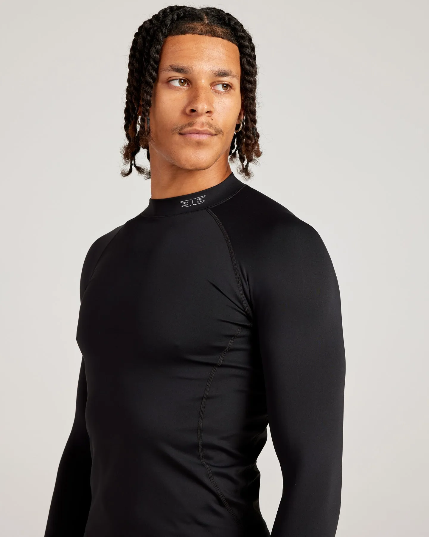 Men's ProForm Mock Neck Long Sleeve - Black sold by Elite Eleven product image thumbnail 4