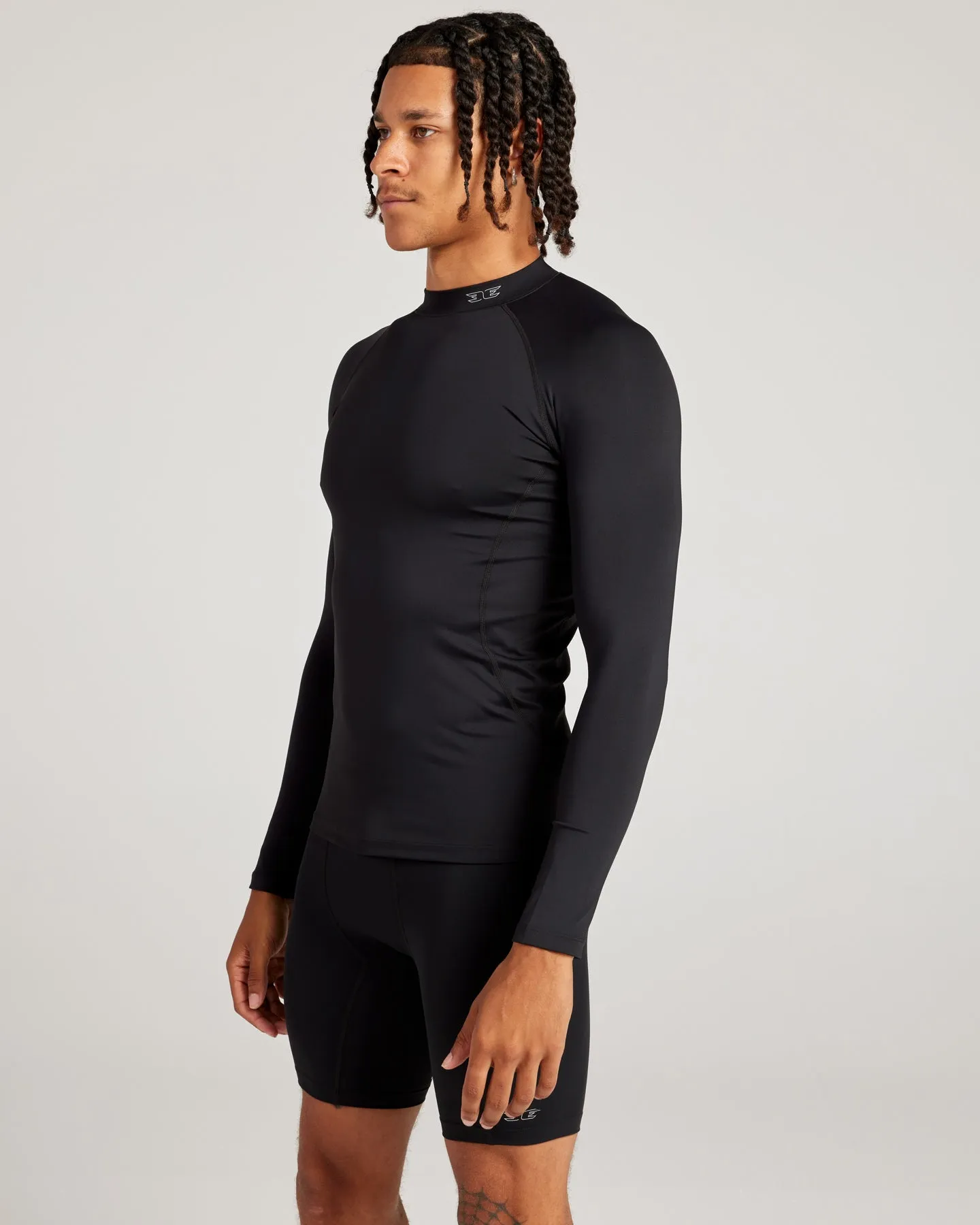 Men's ProForm Mock Neck Long Sleeve - Black sold by Elite Eleven product image thumbnail 3