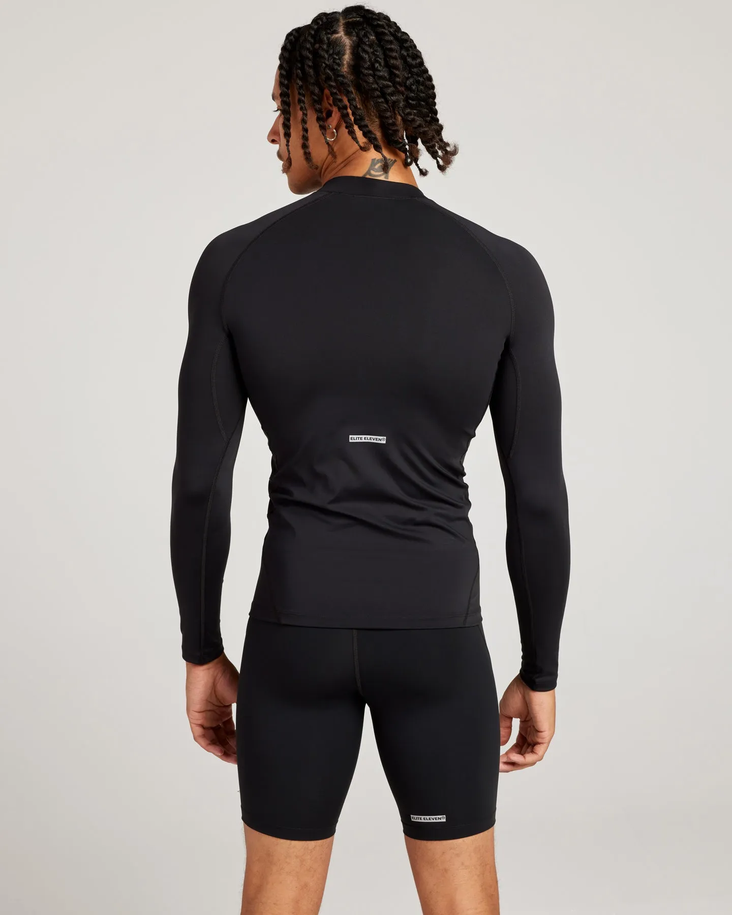 Men's ProForm Mock Neck Long Sleeve - Black sold by Elite Eleven product image thumbnail 2