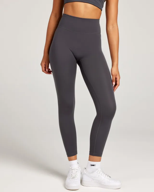 7/8 Invisible Scrunch Leggings - Charcoal sold by Elite Eleven