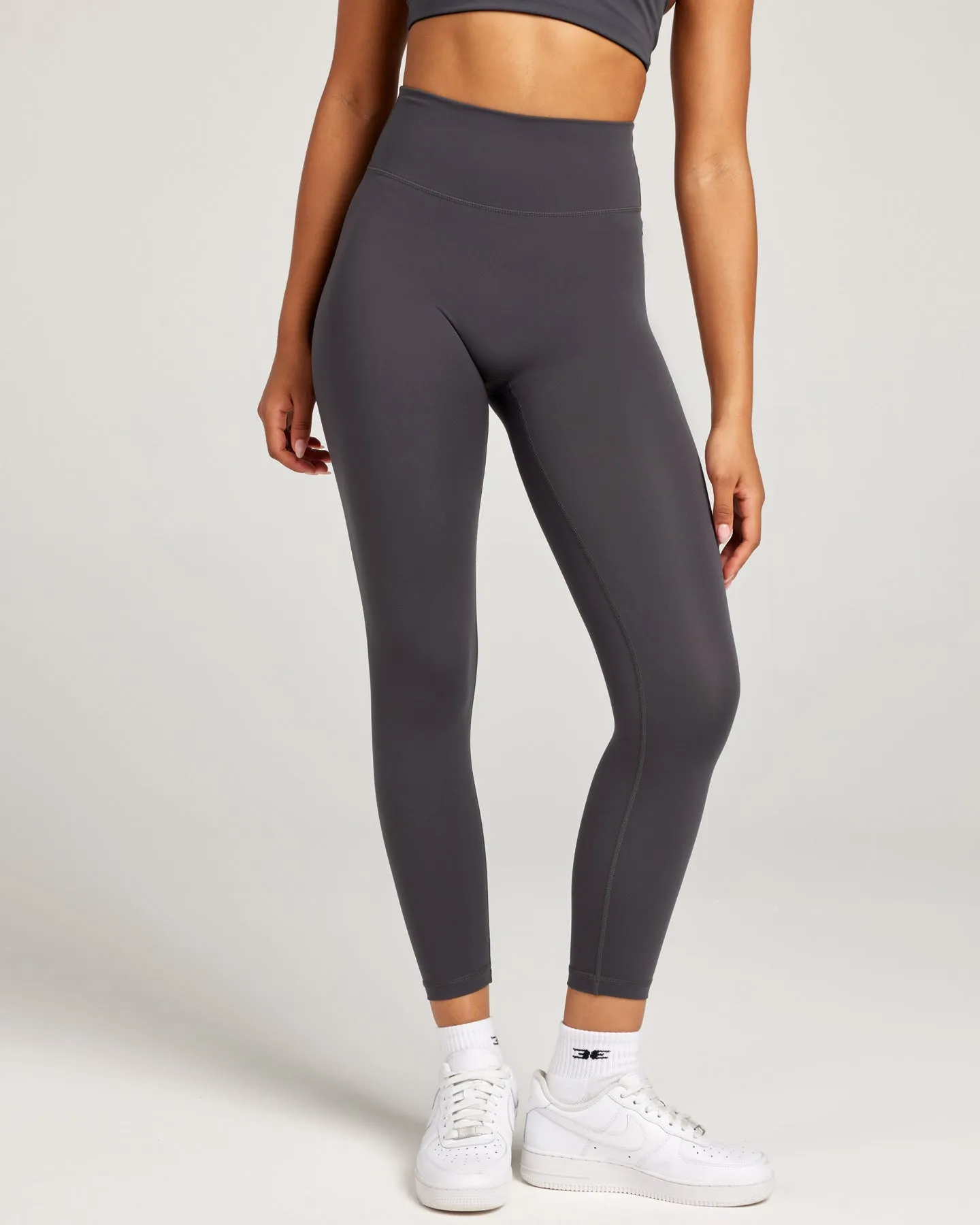 7/8 Invisible Scrunch Leggings - Charcoal sold by Elite Eleven