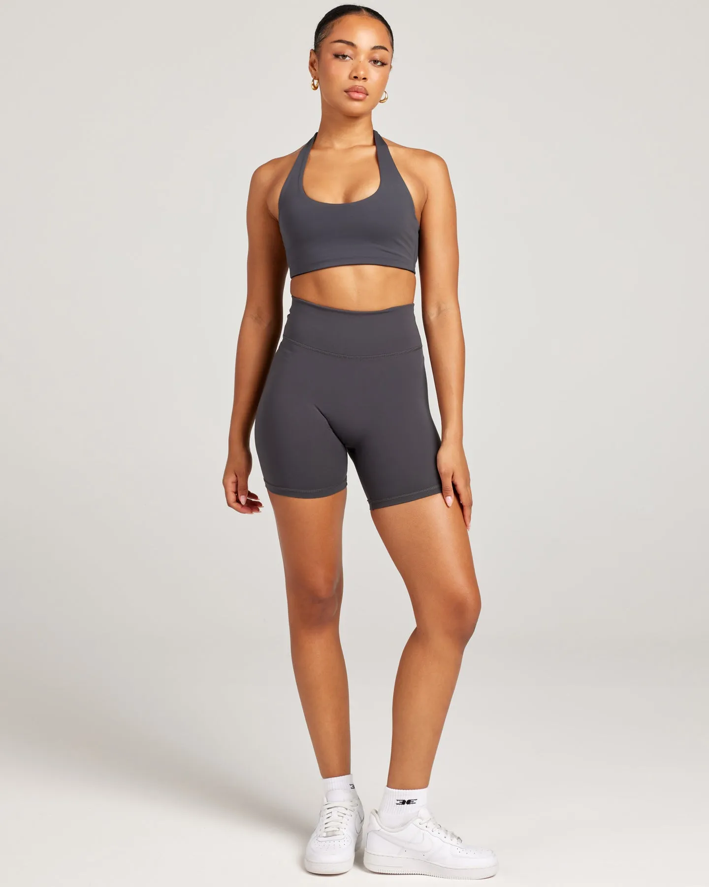 Invisible Scrunch Shorts - Charcoal sold by Elite Eleven product image thumbnail 4