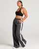 Omni Panel Wide Leg Trackpants - Charcoal/Pink sold by Elite Eleven
