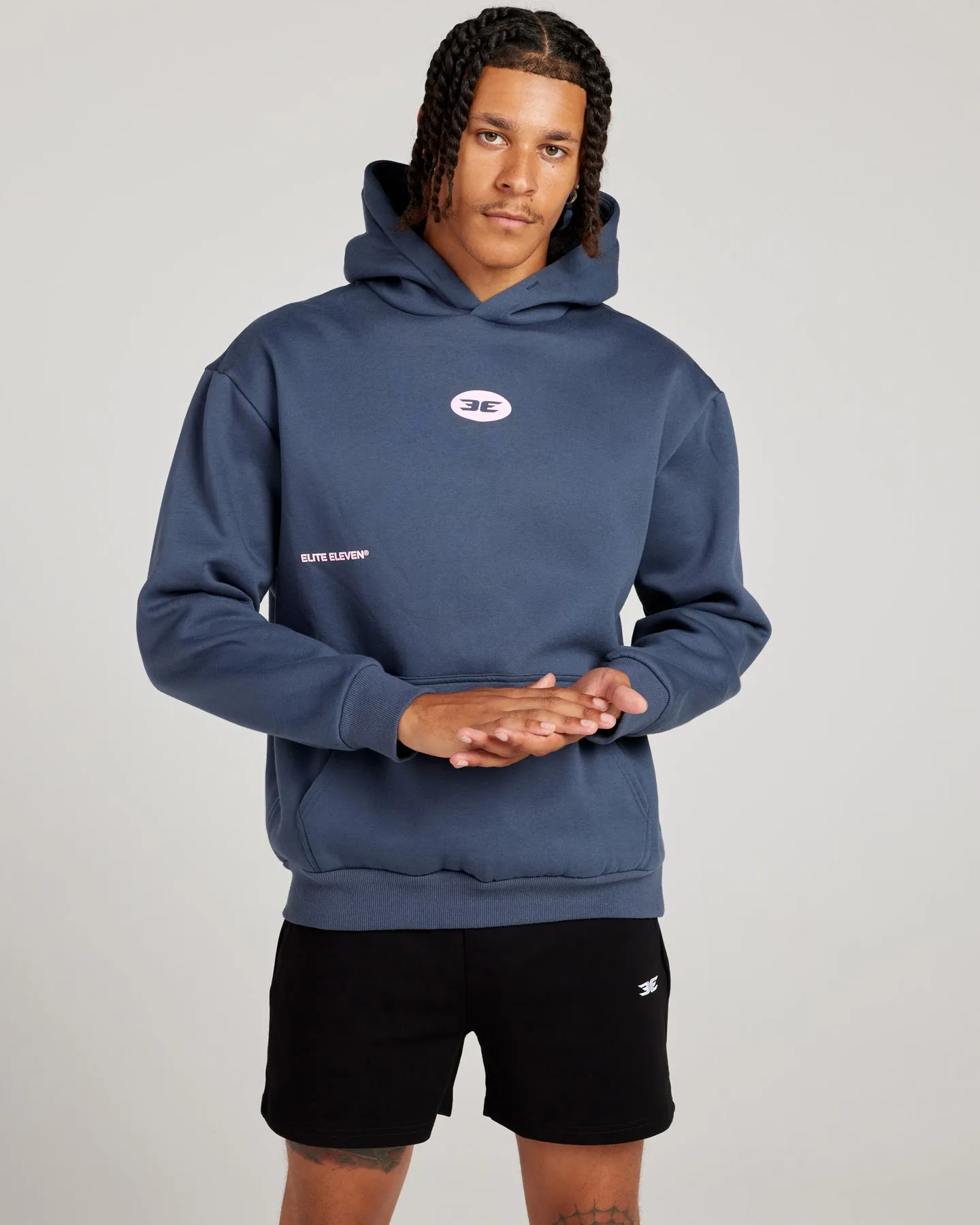 Retro Puff Print Hoodie - Navy sold by Elite Eleven product image thumbnail 4