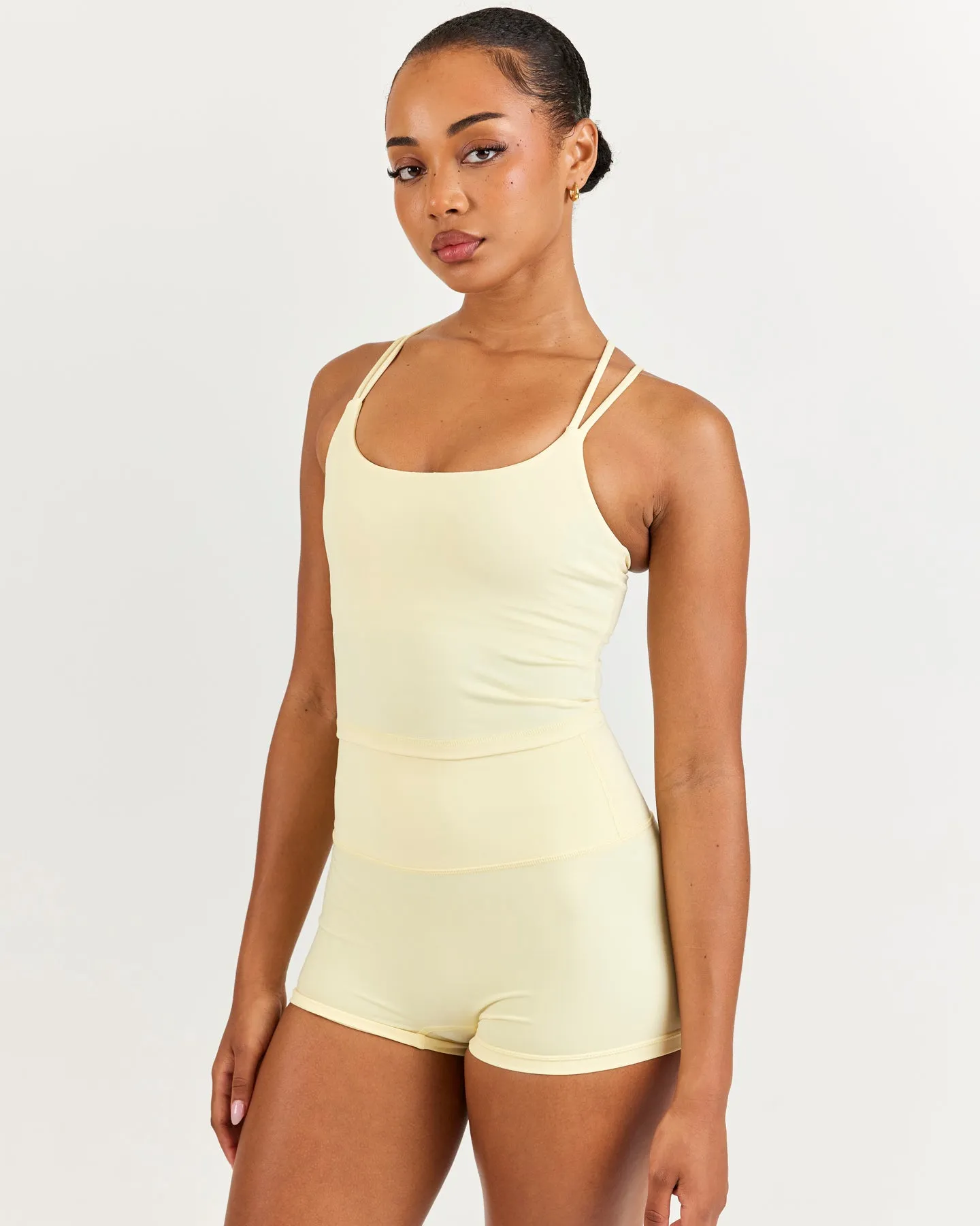 Aura Thin Strap Tank - Buttercup sold by Elite Eleven product image thumbnail 3