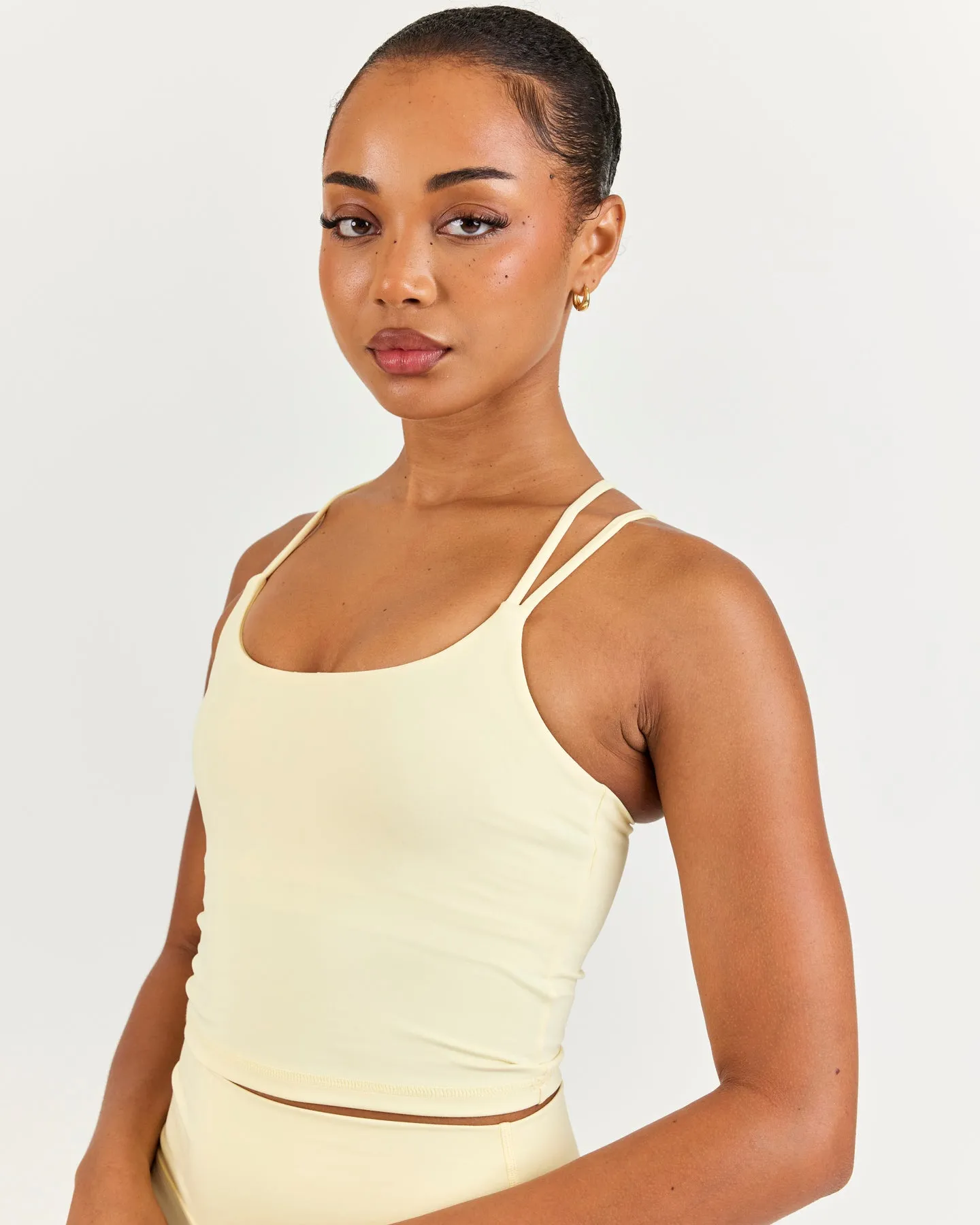 Aura Thin Strap Tank - Buttercup sold by Elite Eleven product image thumbnail 4