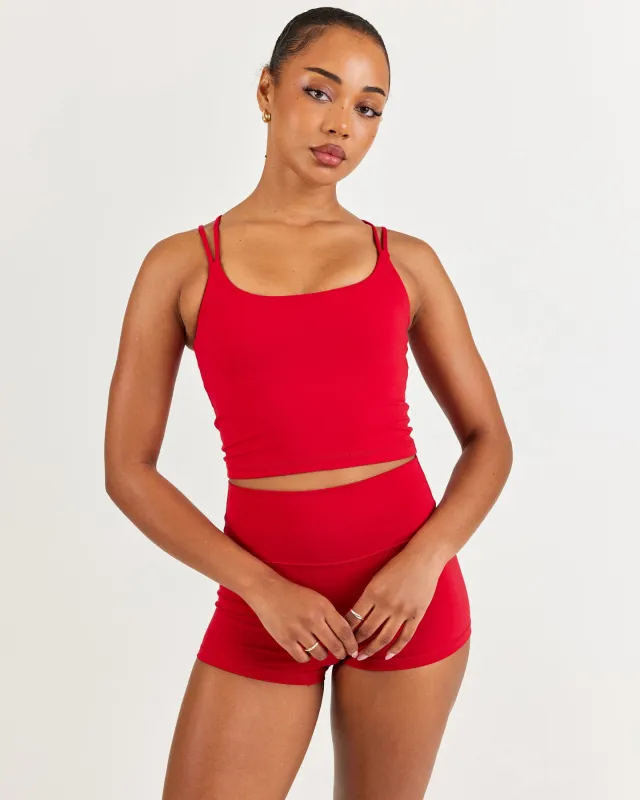 Aura Thin Strap Tank - Sweetheart sold by Elite Eleven
