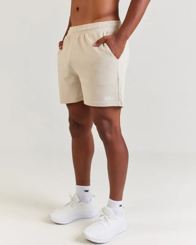 VersaFit Shorts - Light Taupe sold by Elite Eleven