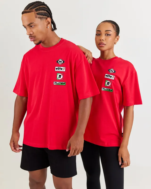 EE Motorsport Tee - Red sold by Elite Eleven